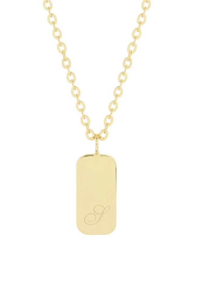 Brook and York Sloan Initial Pendant Necklace in Gold S at Nordstrom