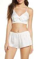 Rya Collection Shimmer Bralette & Shorts Set at Nordstrom,