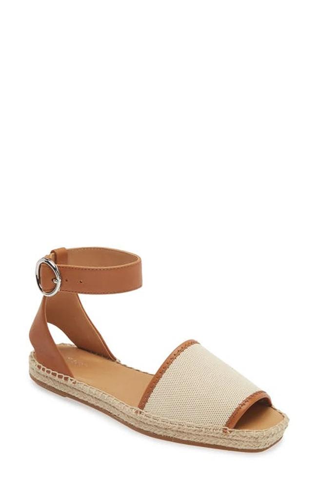 rag & bone Anteros Ankle Strap Espadrille Sandal Natural Leather at Nordstrom,