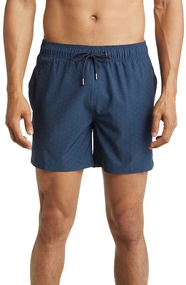 HARMONQLO Abruka Stretch Swim Trunks in Navy at Nordstrom, Size X-Large