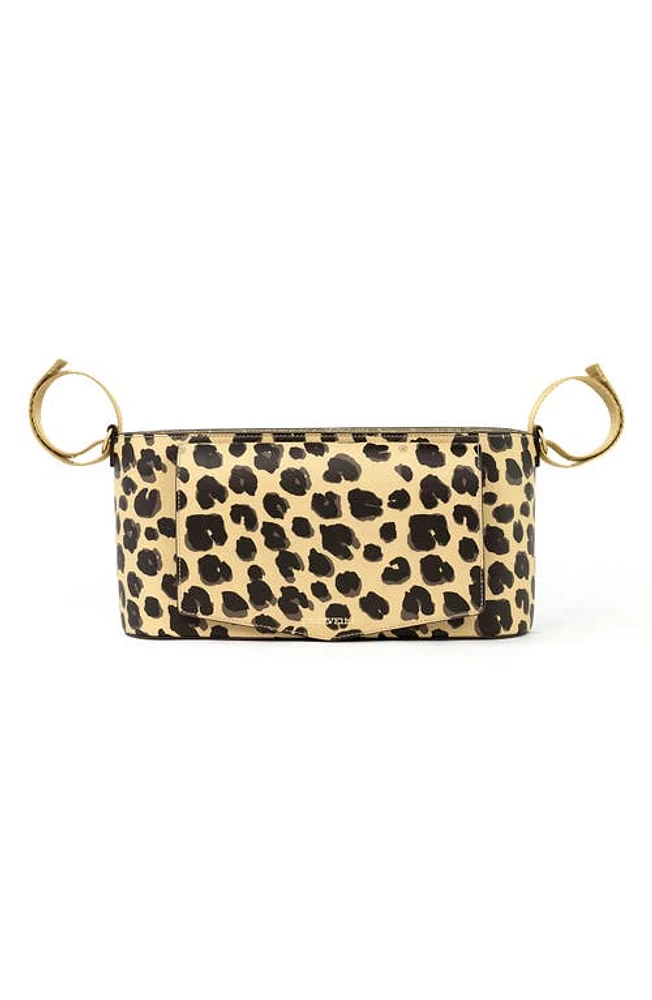 TWELVElittle Peekaboo Stroller Caddy in Leopard at Nordstrom