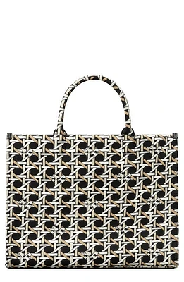 Tory Burch Ella Circular Knit Tote in Black at Nordstrom