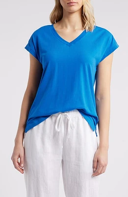 caslon(r) Extended V-Neck T-Shirt at Nordstrom,