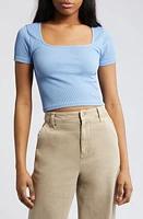 BP. Seamless Square Neck Rib Crop Top at Nordstrom,