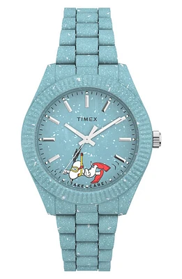 Timex Waterbury Ocean x Peanuts Recycled Plastic Bracelet Watch