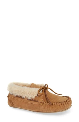 Minnetonka Chrissy Slipper Bootie Cinnamon Suede at Nordstrom