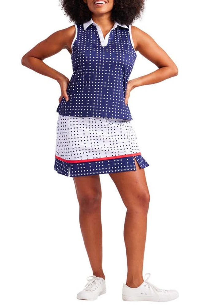 KINONA Victory Sleeveless Golf Top Domino Nave at Nordstrom,