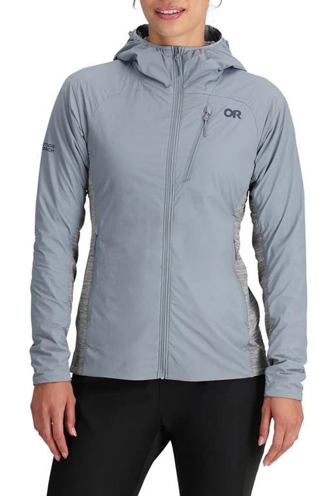 Outdoor Research Deviator Zip Hoodie Slate/Grey Heather at Nordstrom,