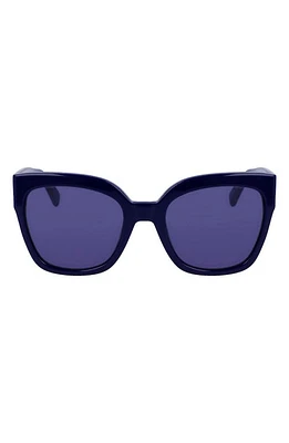 Longchamp Medallion 52mm Tea Cup Sunglasses in Blue at Nordstrom