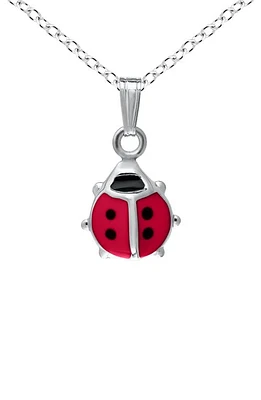 Mignonette Sterling Silver Ladybug Necklace at Nordstrom