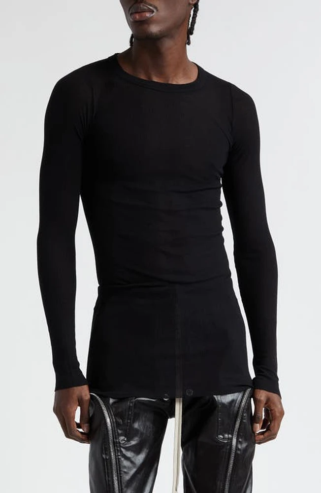 Rick Owens Forever Rib Jersey T-Shirt at Nordstrom,