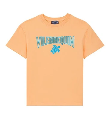 Vilebrequin Kids' Organic Cotton T-Shirt in Fluo Fire at Nordstrom