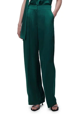 Simkhai Kyra Wide Leg Pants Emerald at Nordstrom,