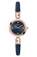 Furla Bangle Leather Strap Watch