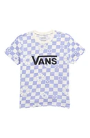 Vans Kids' G Floral Check Cotton Graphic T-Shirt in Sweet Lavender Floral at Nordstrom