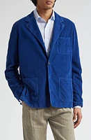 Massimo Alba Alunga Cotton Corduroy Sport Coat Blue Massaua at Nordstrom, Us