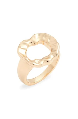 Open Edit Molten Organic Ring Gold at Nordstrom,