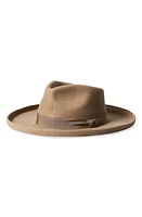 Brixton Victoria Wool Felt Fedora Sand at Nordstrom,