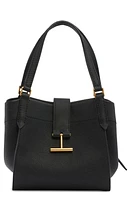 TOM FORD Small Tara Leather Tote in 1N001 Black at Nordstrom