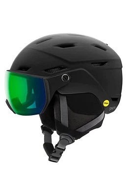 Smith Survey Snow Helmet with MIPS in Matte Black /Chromapop Green at Nordstrom