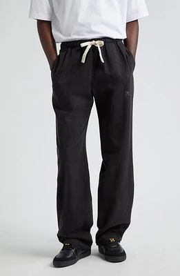 Palm Angels Monogram Travel Pants Black Off White at Nordstrom, Us