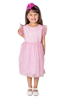 Popatu Kids' Flutter Sleeve Floral Dress Multi at Nordstrom,