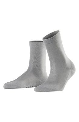 Falke Sensual Silk Crew Socks Silver at Nordstrom,