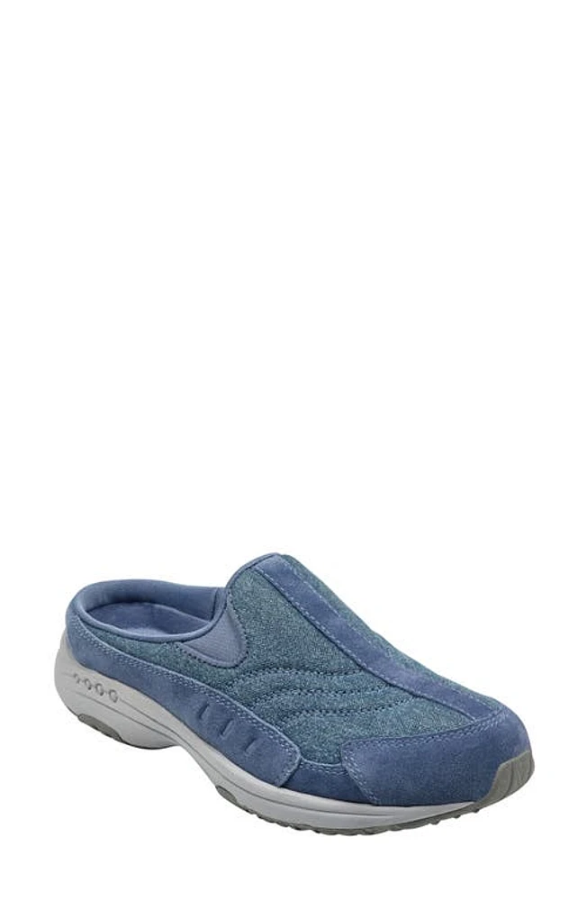 Easy Spirit Traveltime Slip-On Sneaker Blue Suede at Nordstrom,