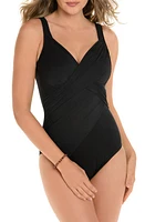 Miraclesuit Rock Solid Revele One-Piece Swimsuit Black at Nordstrom,