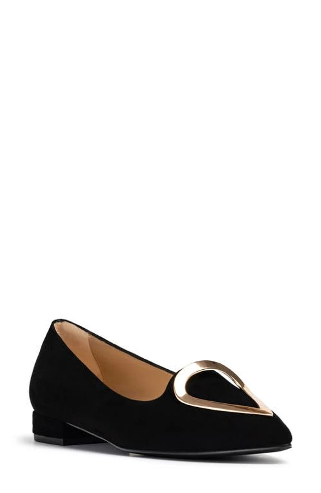 Jon Josef Reina Flat Black Suede at Nordstrom,