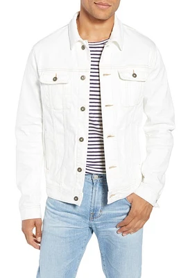 AG Dart Denim Jacket 1 Year Neutral White at Nordstrom,