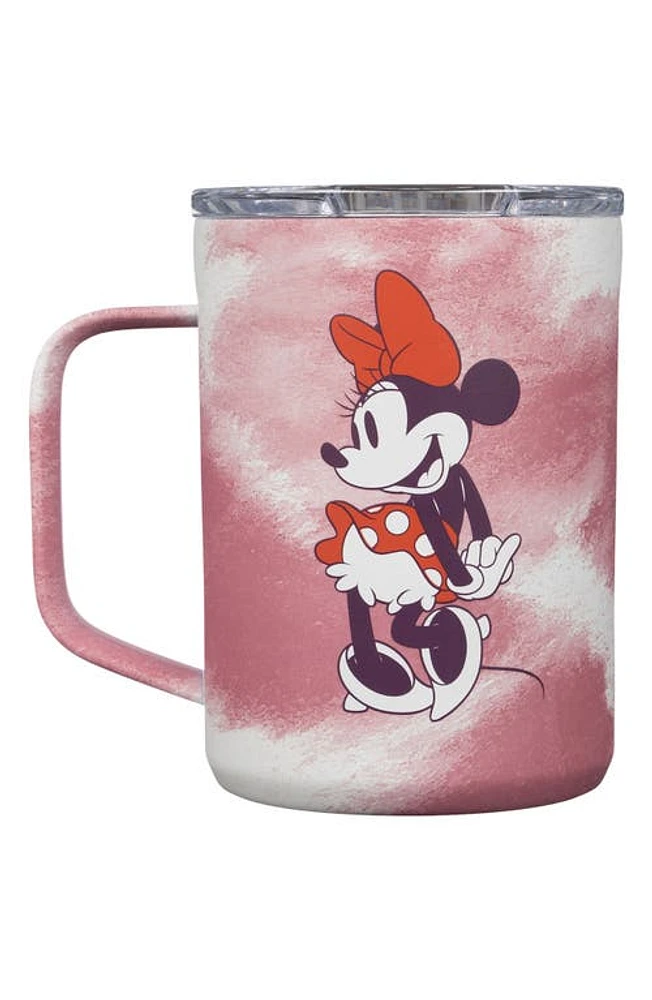 Corkcicle x Disney Tie Dye 16-Ounce Lidded Mug in Minnie - Tie Dye at Nordstrom