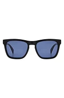 rag & bone 54mm Rectangular Sunglasses in Black/Blue at Nordstrom