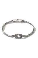 John Hardy Classic Chain Knot Layered Rope Bracelet in Silver at Nordstrom