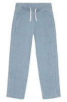 THE NEW Kids' Jesse Stripe Cotton Pants Off White at Nordstrom, Y