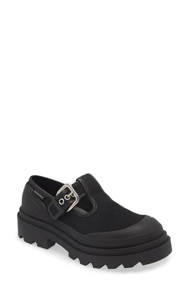 Bottega Veneta Trek Sole Buckle Loafer 1000 Black at Nordstrom,