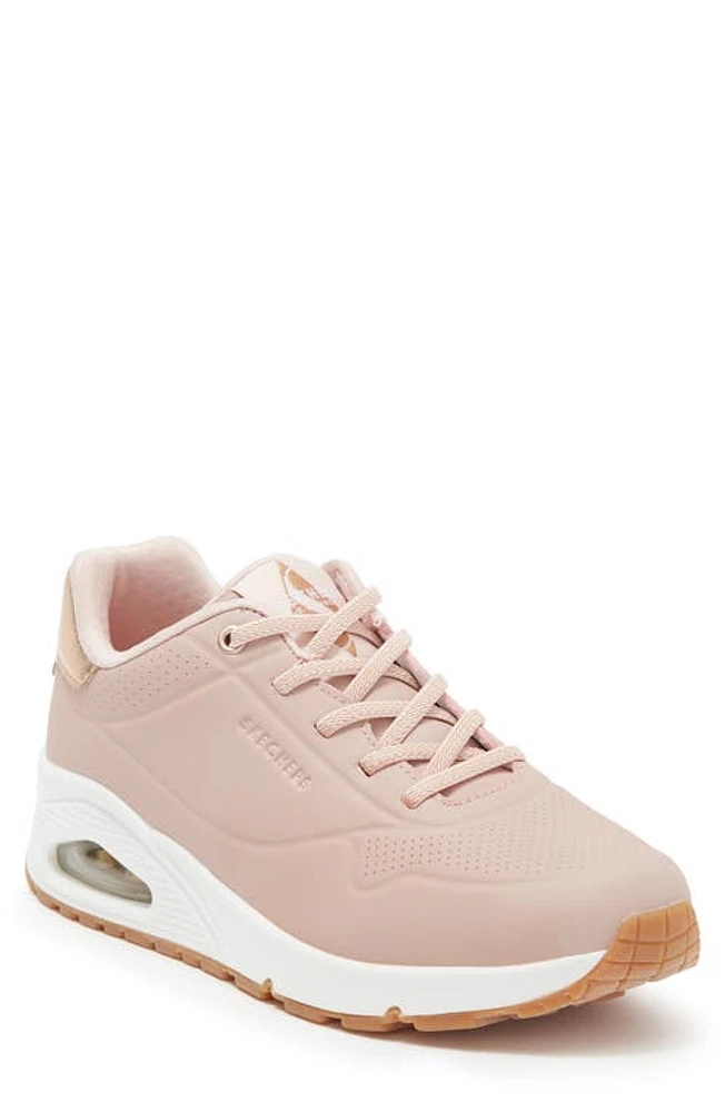 SKECHERS Uno-Shimmer Away Sneaker Pink at Nordstrom,