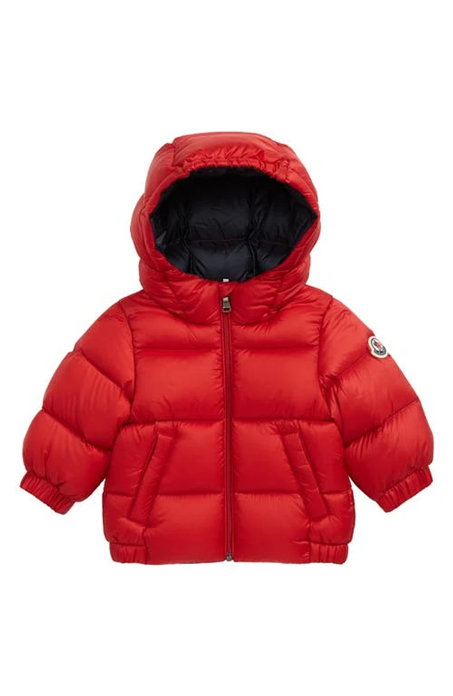 Moncler New Macaire Down Puffer Jacket Red at Nordstrom,