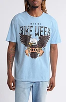 Philcos Miami Bike Week Cotton Graphic T-Shirt Blue Pigment at Nordstrom,