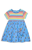 JOJO MAMAN BEBE Toucan Pet Pocket Dress Blue at Nordstrom,