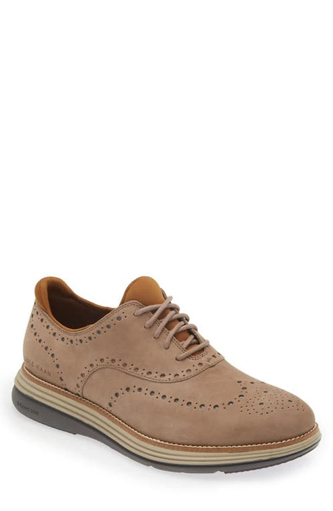 Cole Haan Original Grand Ultra Wingtip Derby Ch Irish Coffee Nubuck/Ch Oat at Nordstrom,