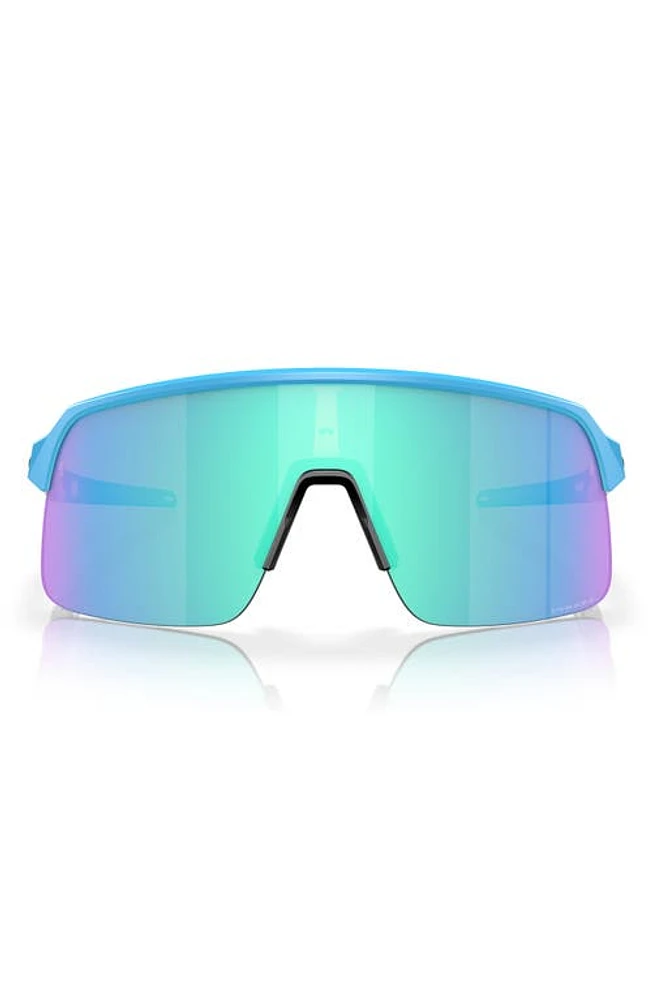 Oakley Sutro Lite 139mm Prizm Semirimless Wrap Shield Sunglasses in Sapphire at Nordstrom