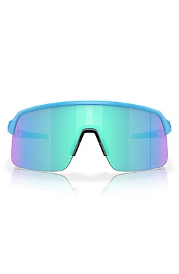 Oakley Sutro Lite 139mm Prizm Semirimless Wrap Shield Sunglasses in Sapphire at Nordstrom