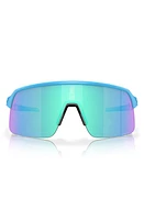 Oakley Sutro Lite 139mm Prizm Semirimless Wrap Shield Sunglasses in Sapphire at Nordstrom