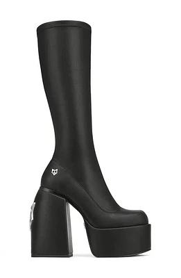 NAKED WOLFE Spice Platform Tall Boot Black Stretch at Nordstrom,