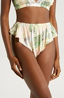 KILO BRAVA Flutter Panties Poised Peacock at Nordstrom,