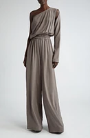 Rick Owens Athena One-Shoulder Wide Leg Bodysuit Dust at Nordstrom, Us