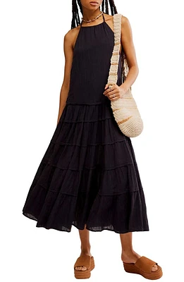 Free People Somewhere Sunny Halter Midi Dress at Nordstrom,