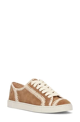 Frye Ivy Crochet Low Top Sneaker Almond at Nordstrom,