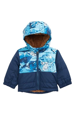 The North Face Mount Chimbo Water Repellent Reversible Hooded Jacket Shady Blue at Nordstrom,